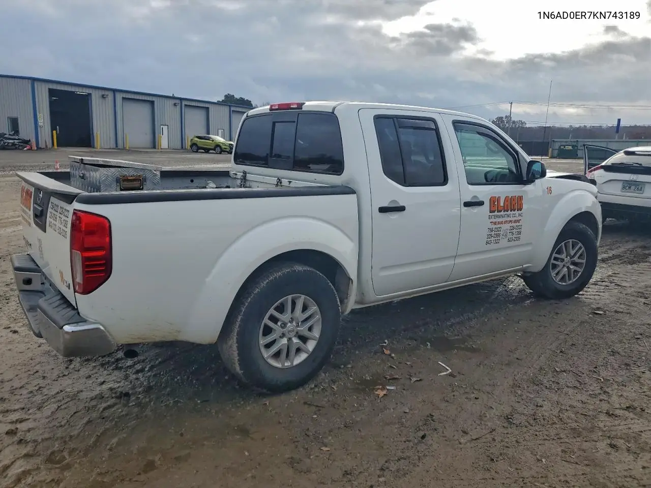 1N6AD0ER7KN743189 2019 Nissan Frontier S
