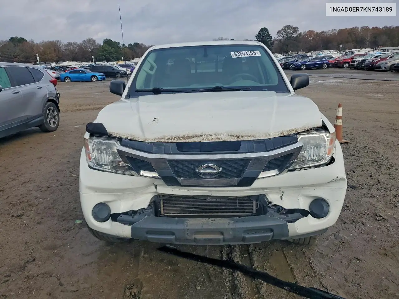 1N6AD0ER7KN743189 2019 Nissan Frontier S