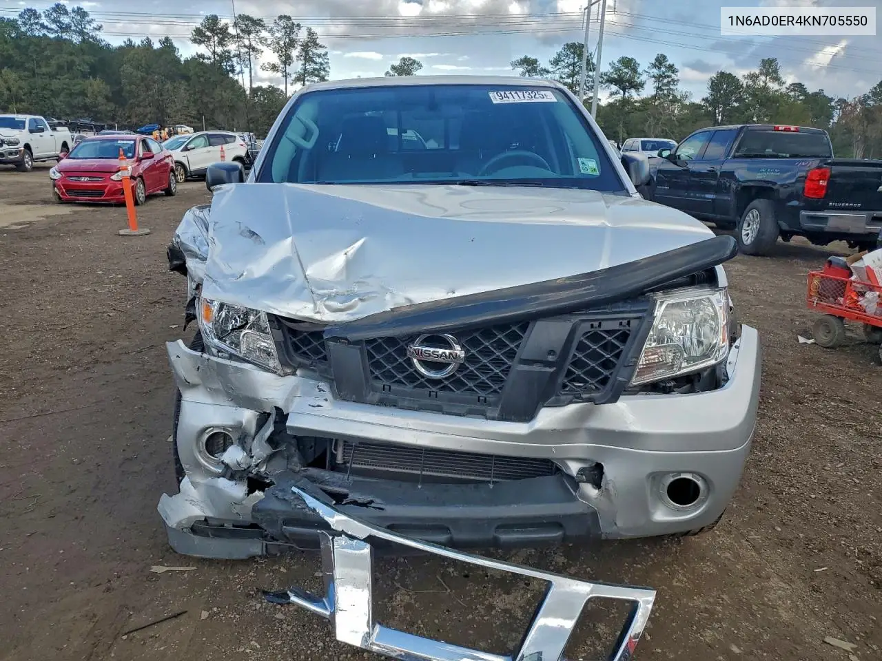 1N6AD0ER4KN705550 2019 Nissan Frontier S