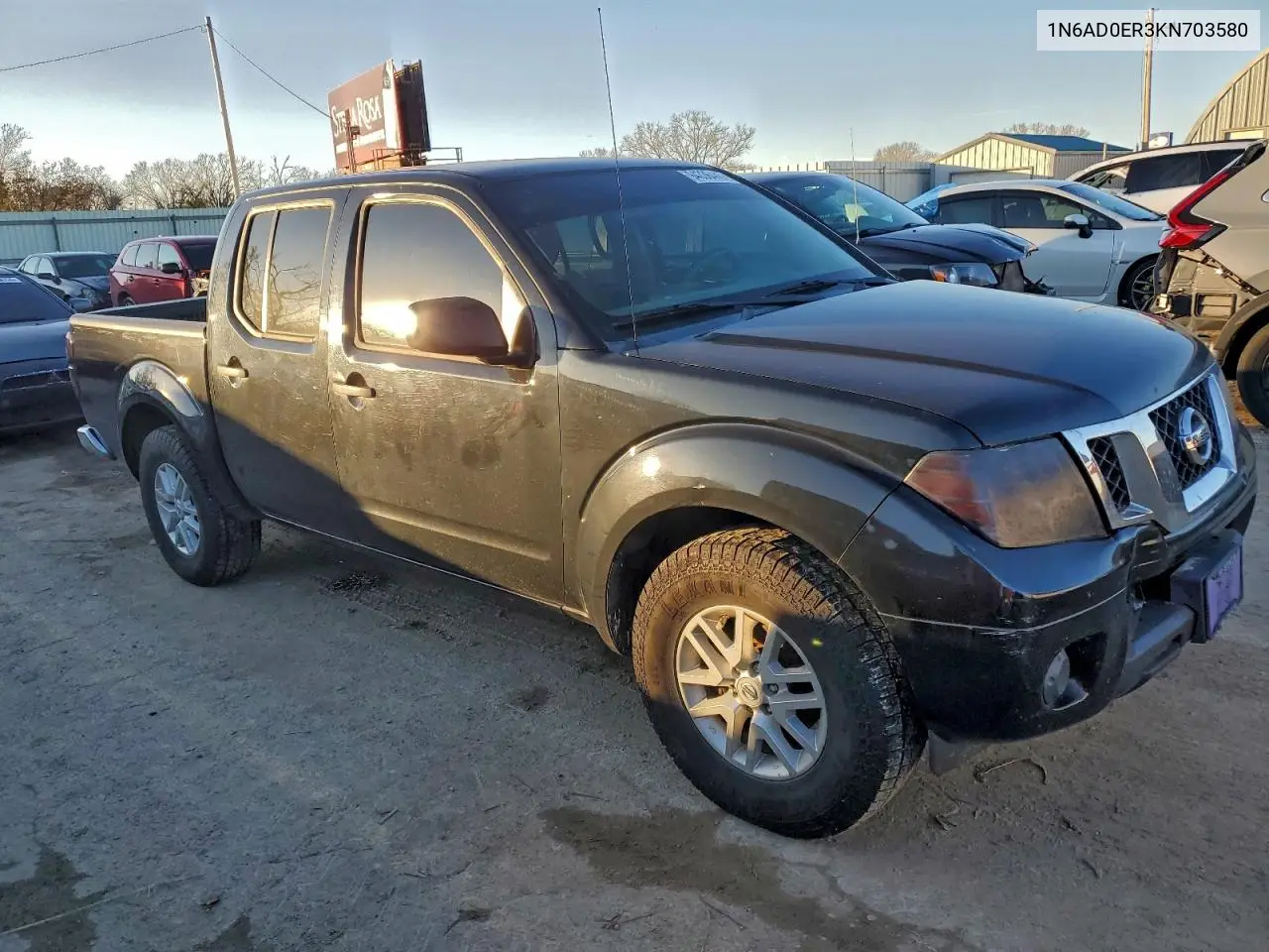 1N6AD0ER3KN703580 2019 Nissan Frontier S