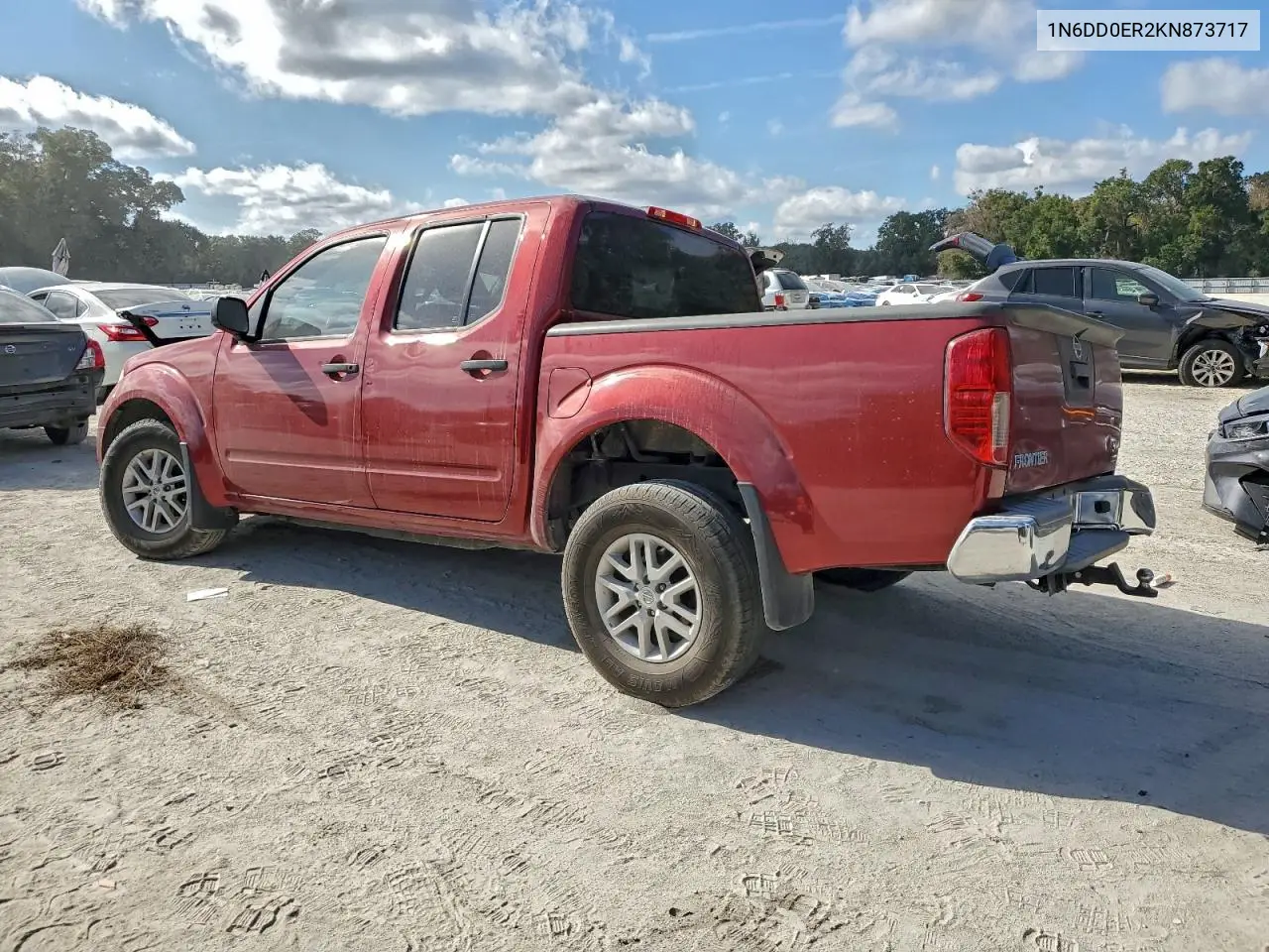 1N6DD0ER2KN873717 2019 Nissan Frontier S