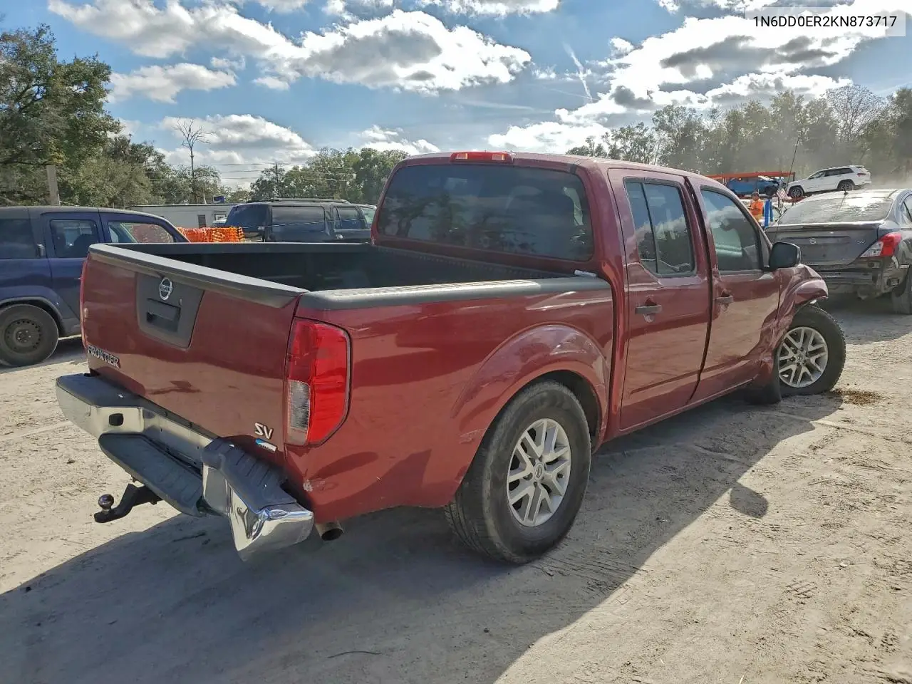 1N6DD0ER2KN873717 2019 Nissan Frontier S