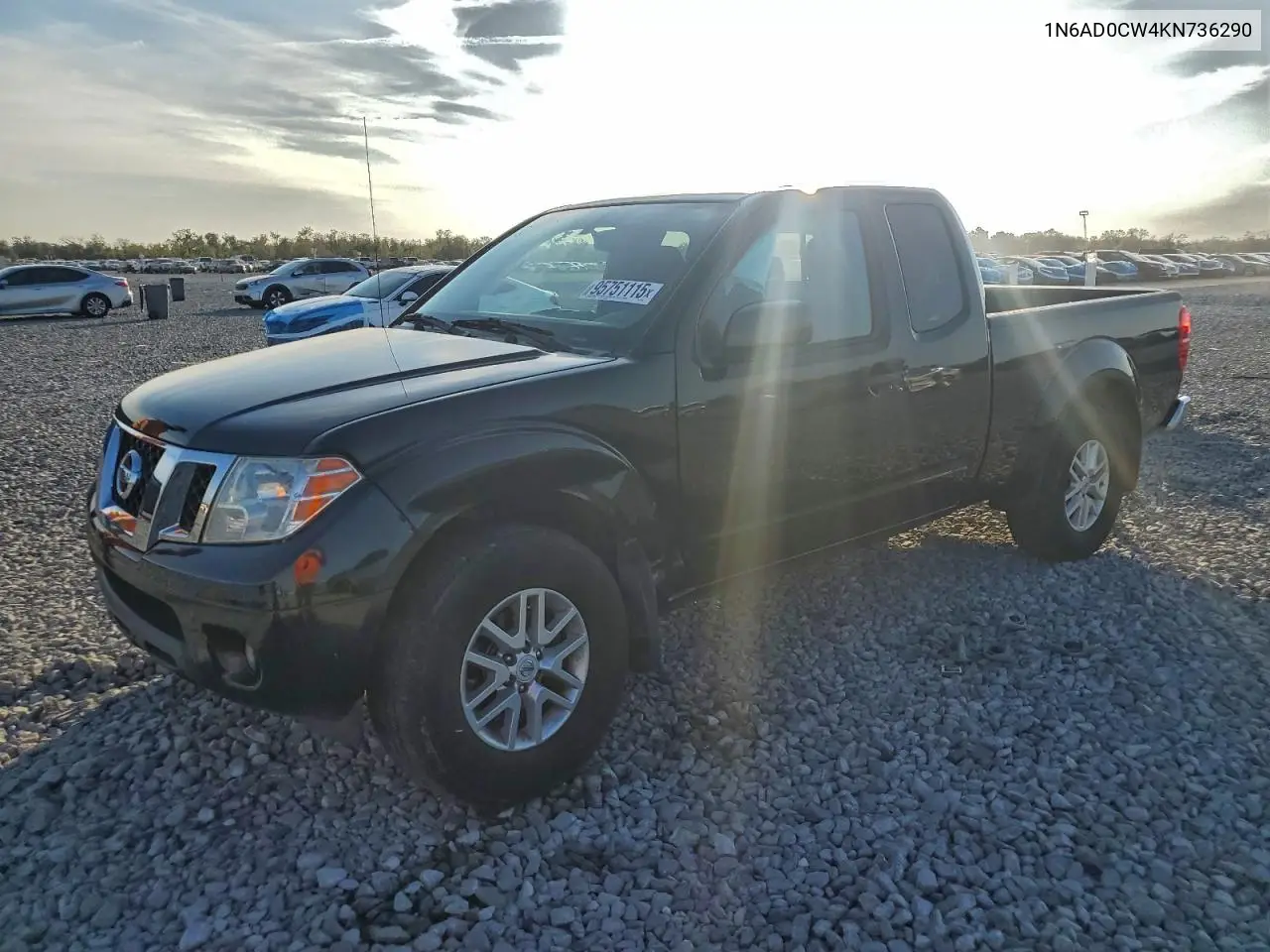 1N6AD0CW4KN736290 2019 Nissan Frontier Sv