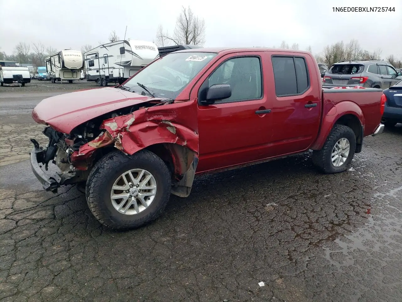 1N6ED0EBXLN725744 2020 Nissan Frontier S