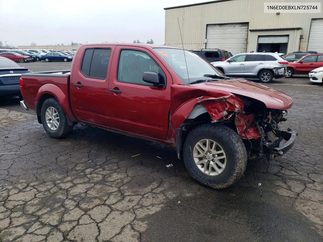 1N6ED0EBXLN725744 2020 Nissan Frontier S