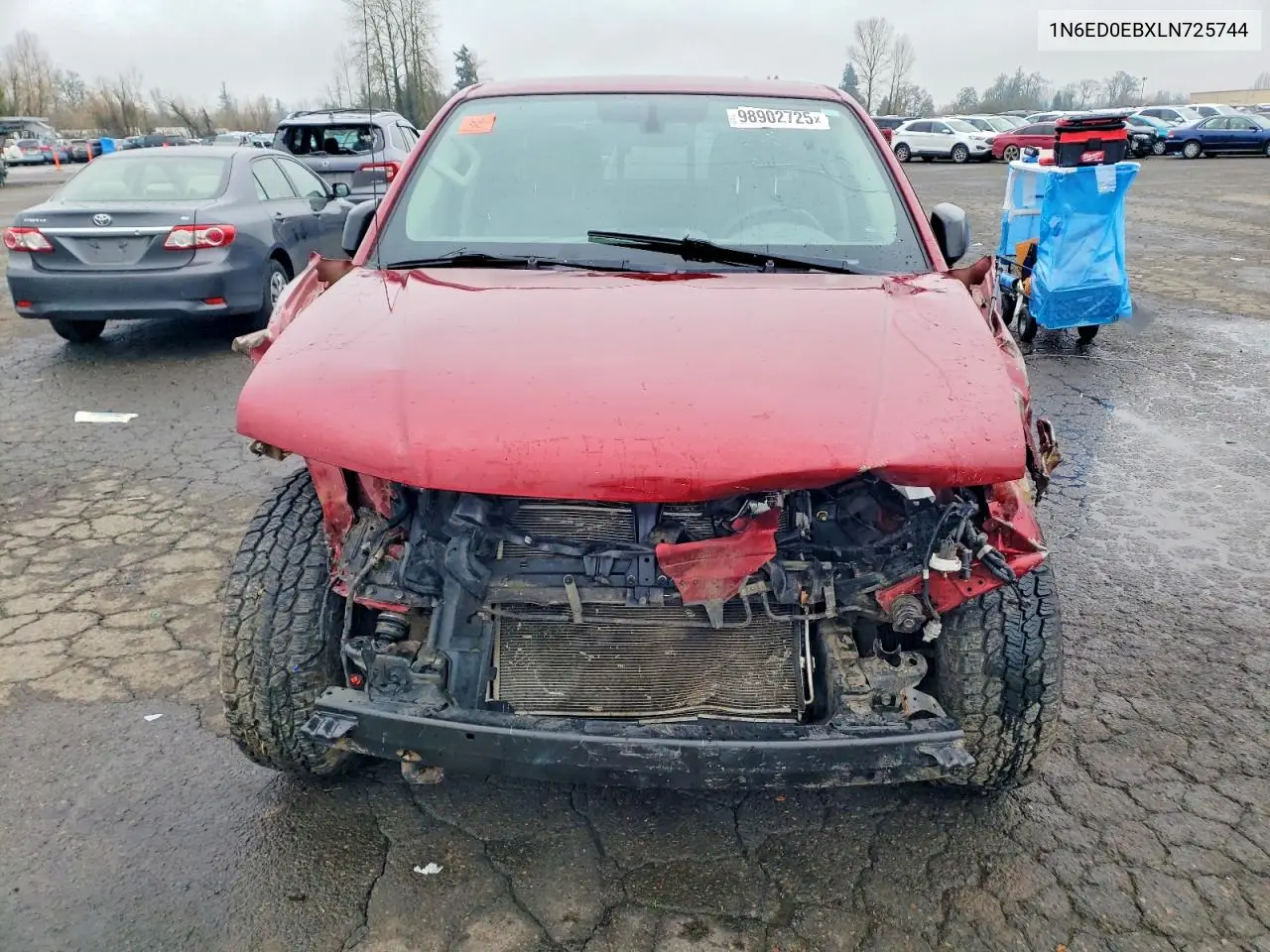1N6ED0EBXLN725744 2020 Nissan Frontier S