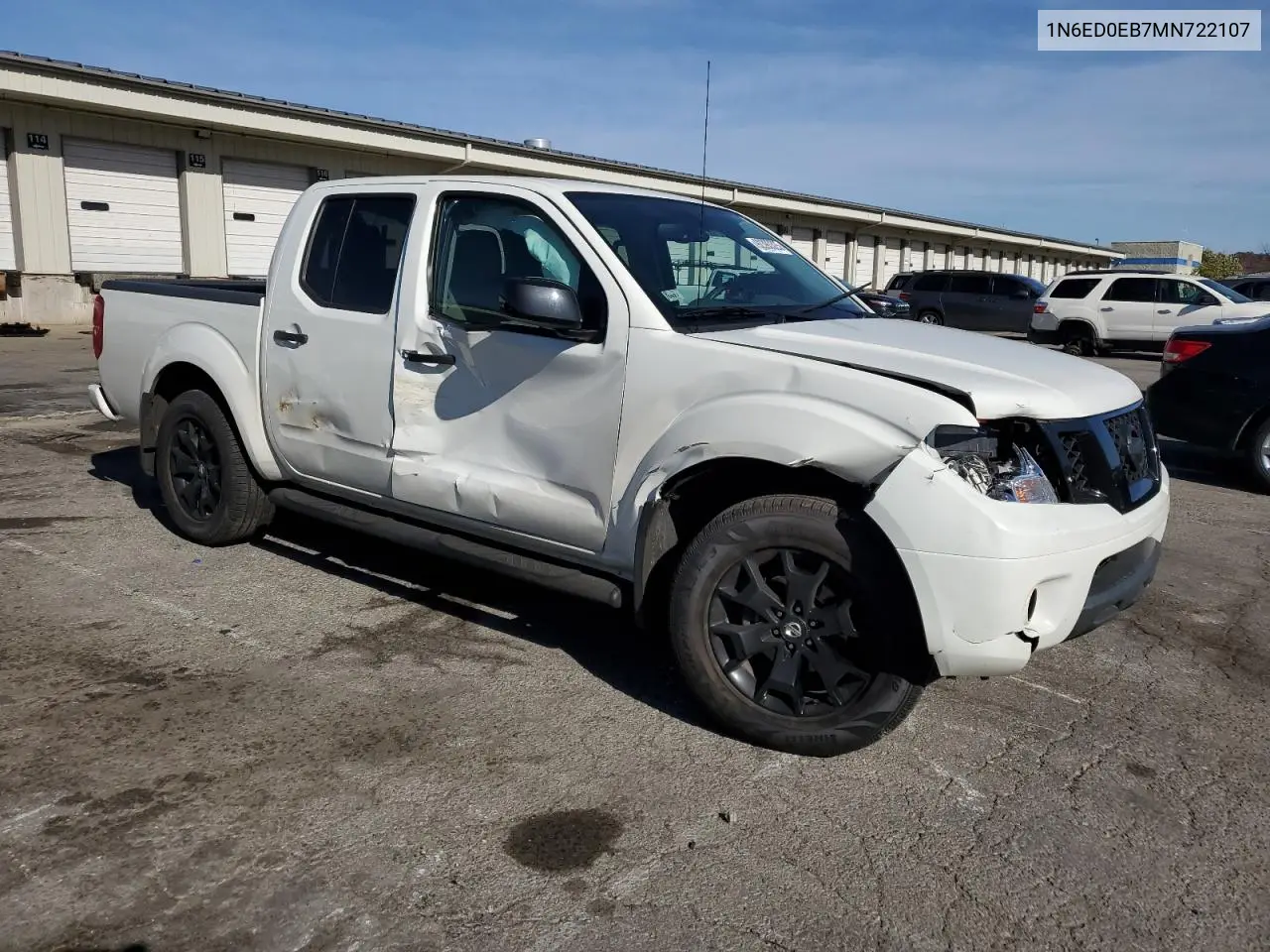 1N6ED0EB7MN722107 2021 Nissan Frontier S