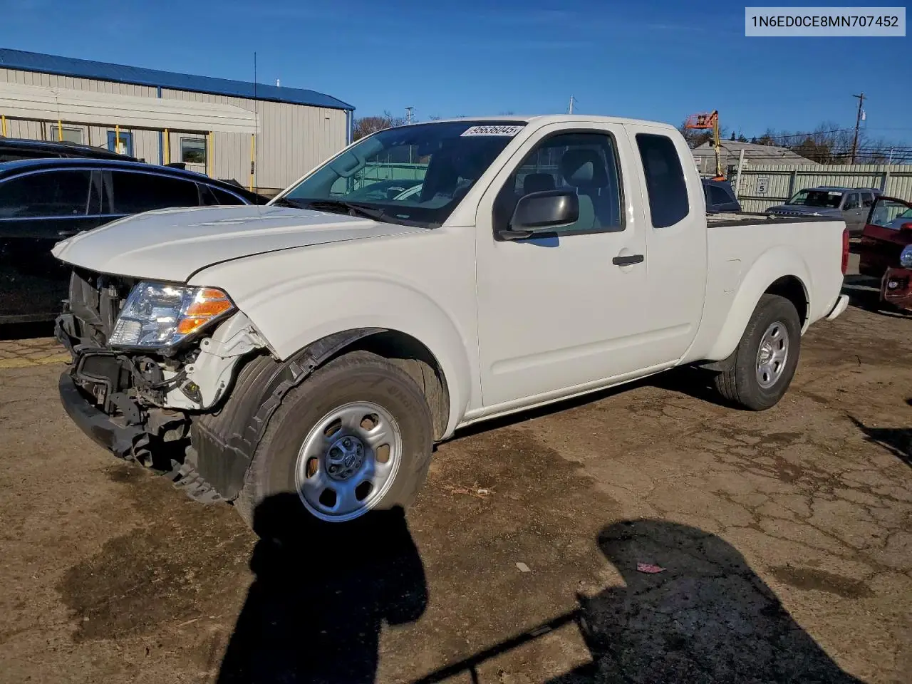 1N6ED0CE8MN707452 2021 Nissan Frontier S