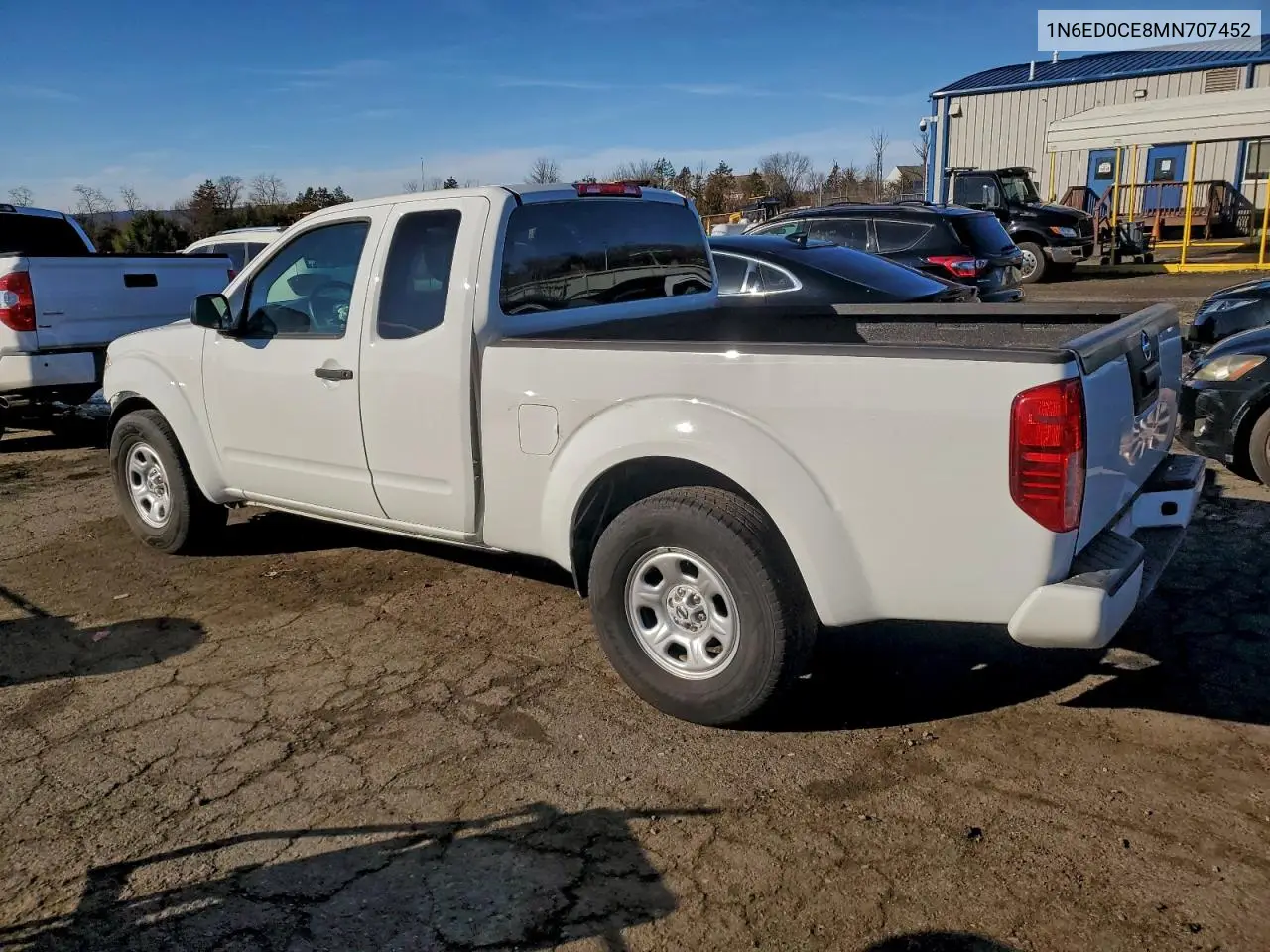 1N6ED0CE8MN707452 2021 Nissan Frontier S