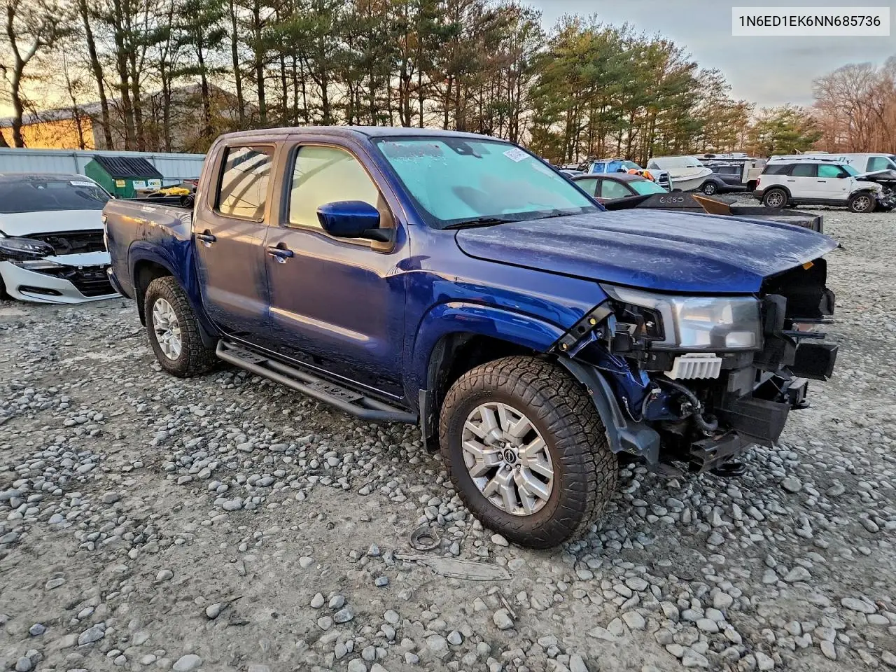 1N6ED1EK6NN685736 2022 Nissan Frontier S