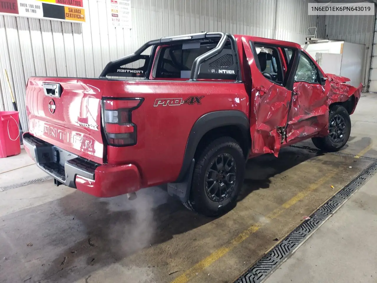 1N6ED1EK6PN643019 2023 Nissan Frontier S
