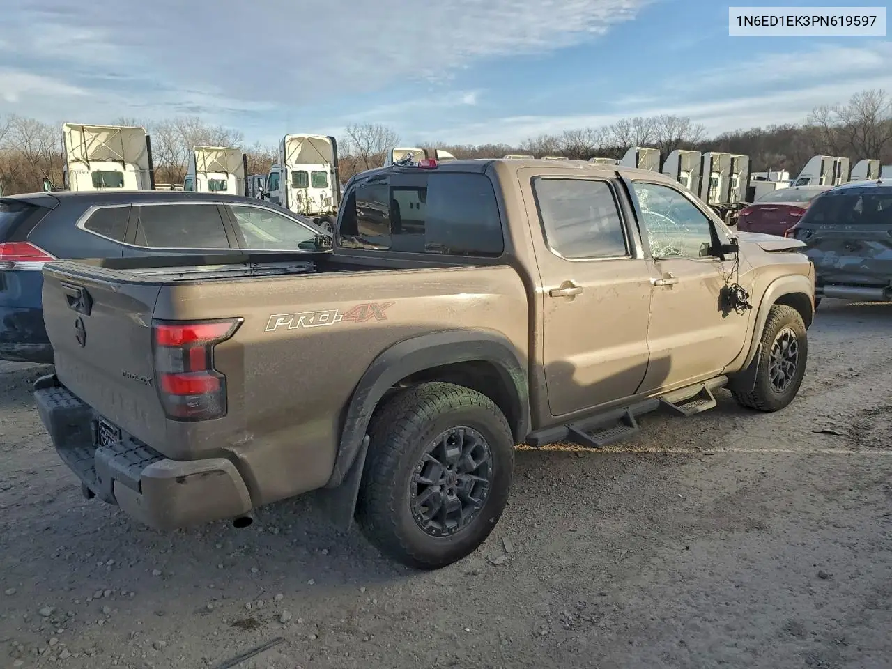 1N6ED1EK3PN619597 2023 Nissan Frontier S
