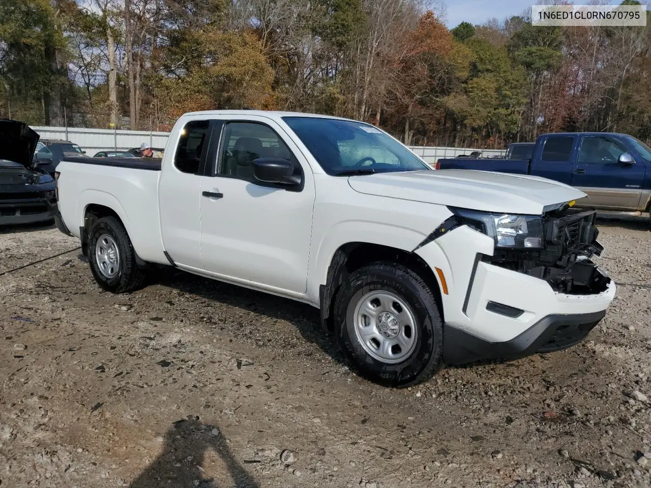 1N6ED1CL0RN670795 2024 Nissan Frontier S