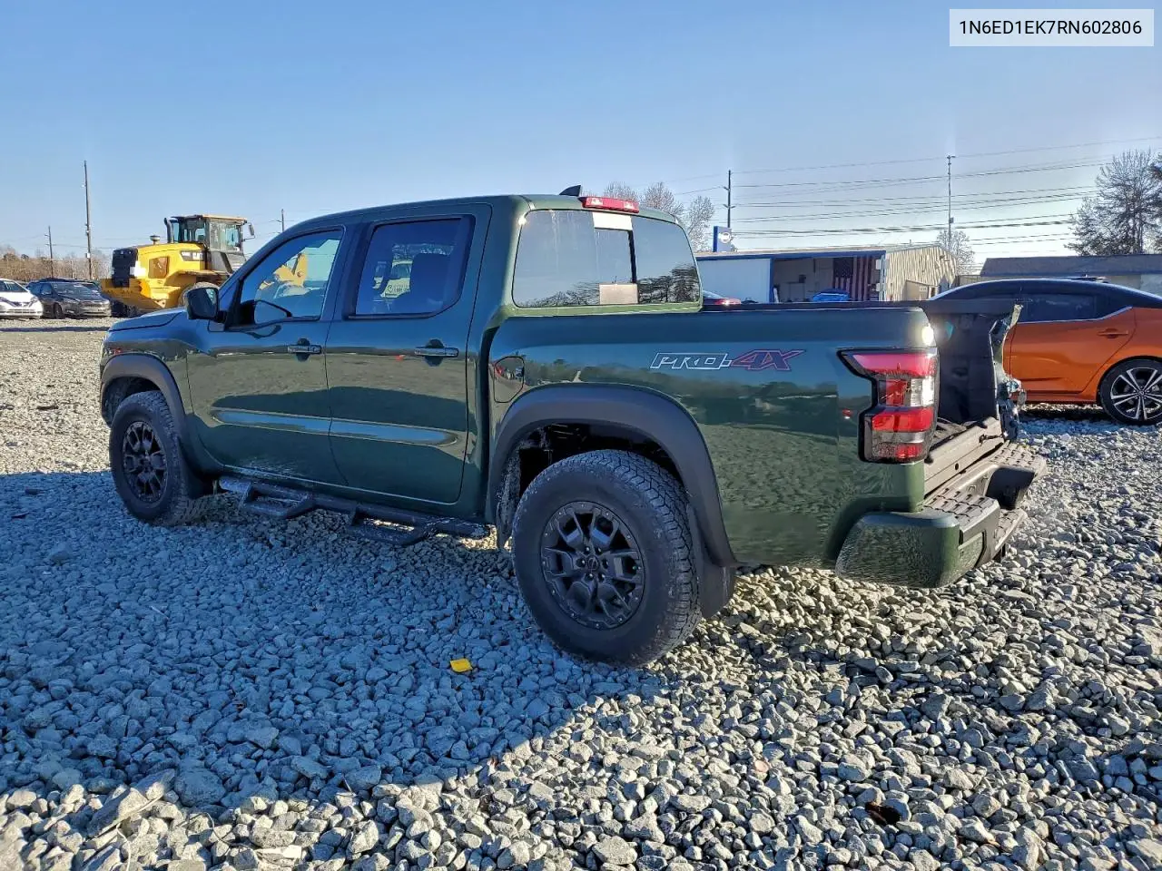 1N6ED1EK7RN602806 2024 Nissan Frontier S