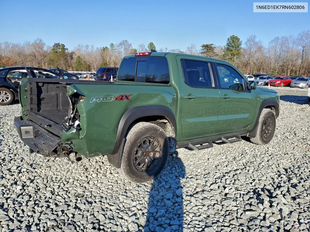 1N6ED1EK7RN602806 2024 Nissan Frontier S