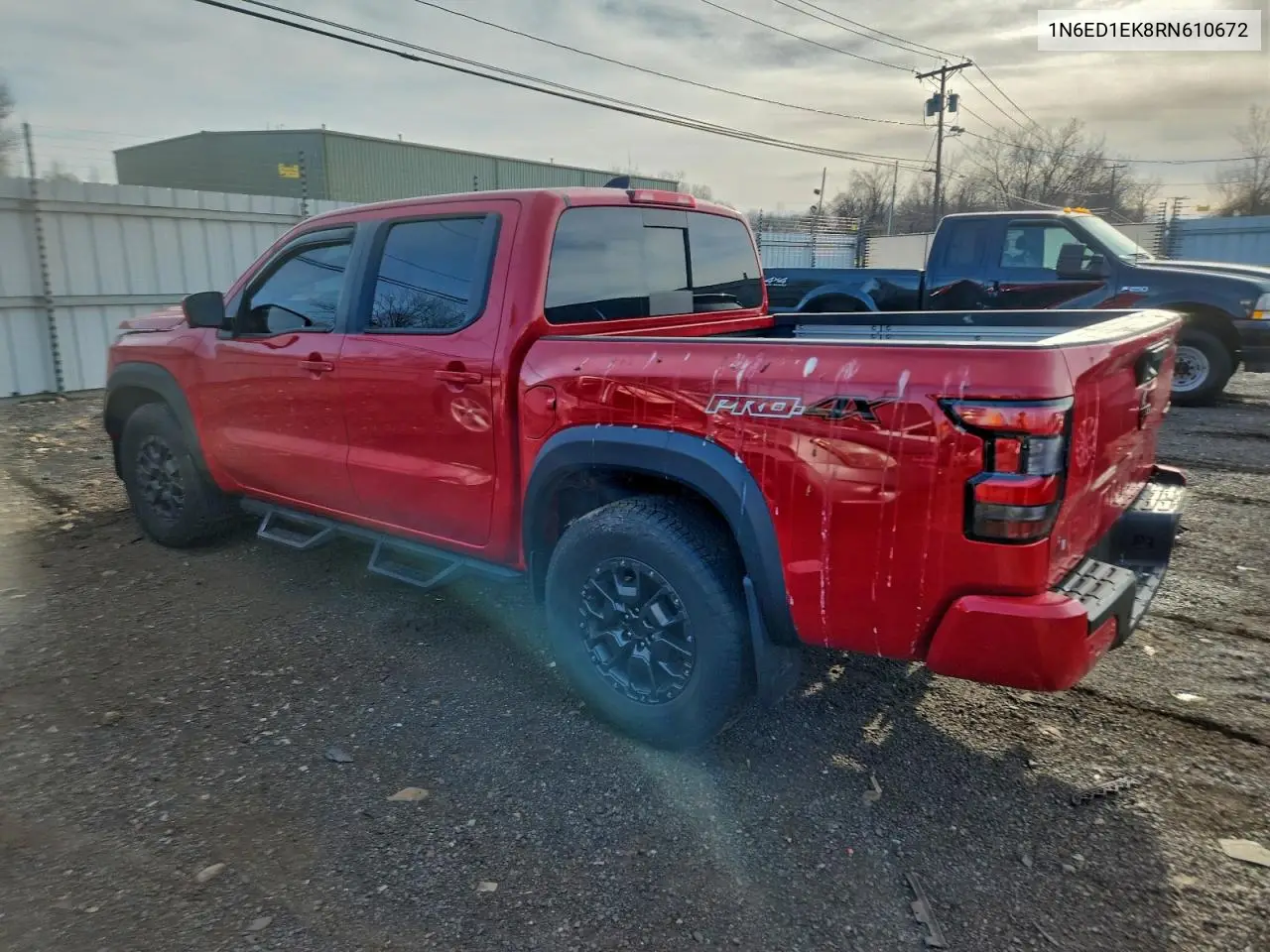 1N6ED1EK8RN610672 2024 Nissan Frontier S