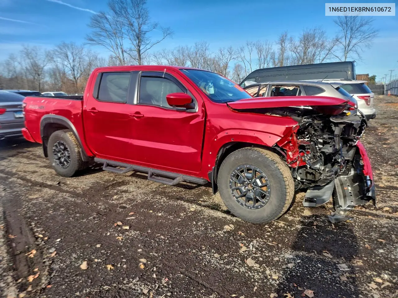 1N6ED1EK8RN610672 2024 Nissan Frontier S