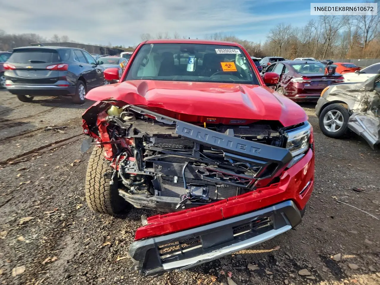 1N6ED1EK8RN610672 2024 Nissan Frontier S