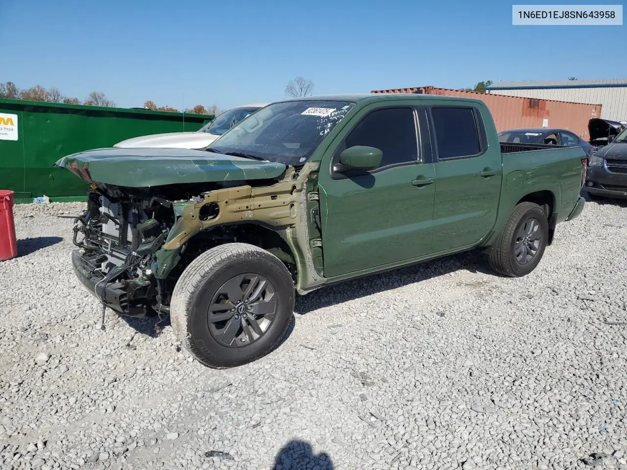 1N6ED1EJ8SN643958 2025 Nissan Frontier S
