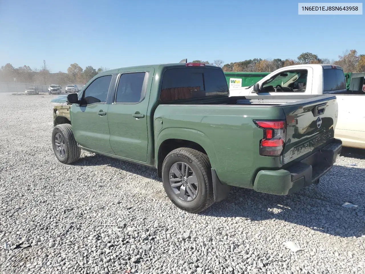 1N6ED1EJ8SN643958 2025 Nissan Frontier S