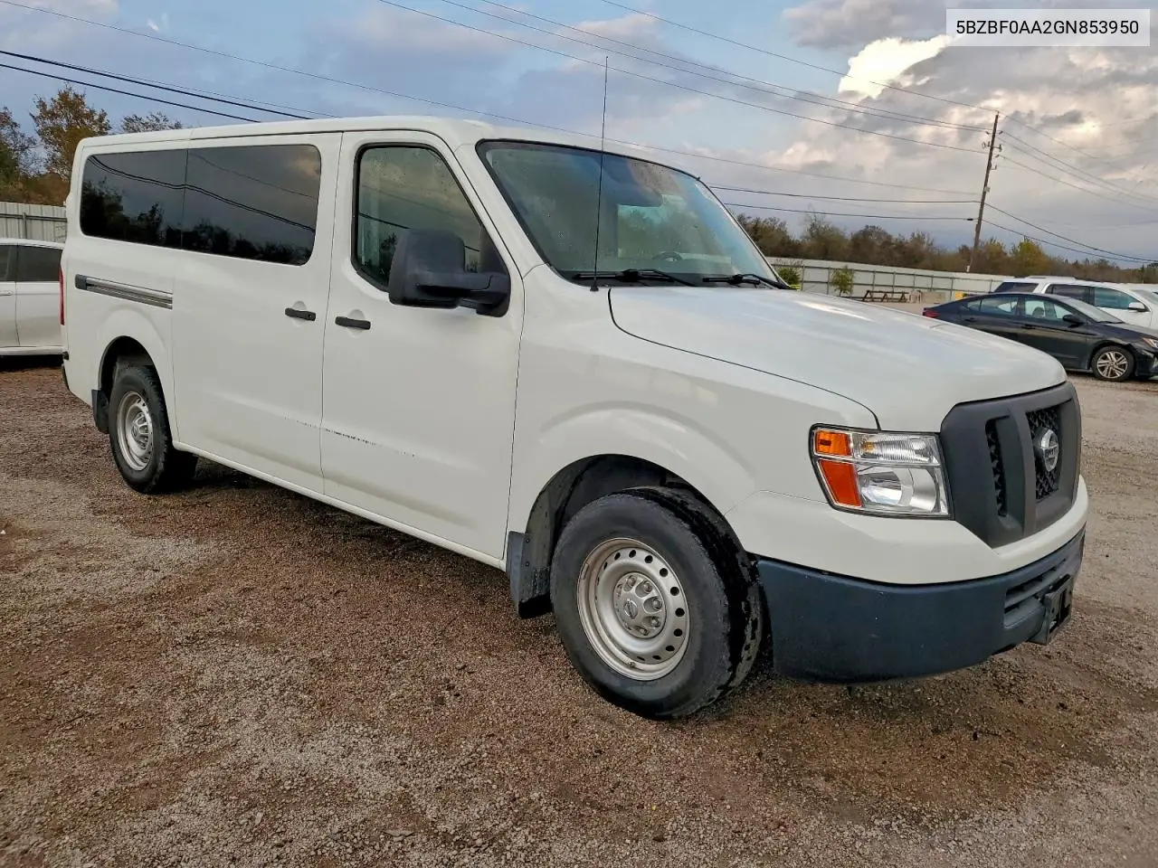 5BZBF0AA2GN853950 2016 Nissan Nv 3500 S