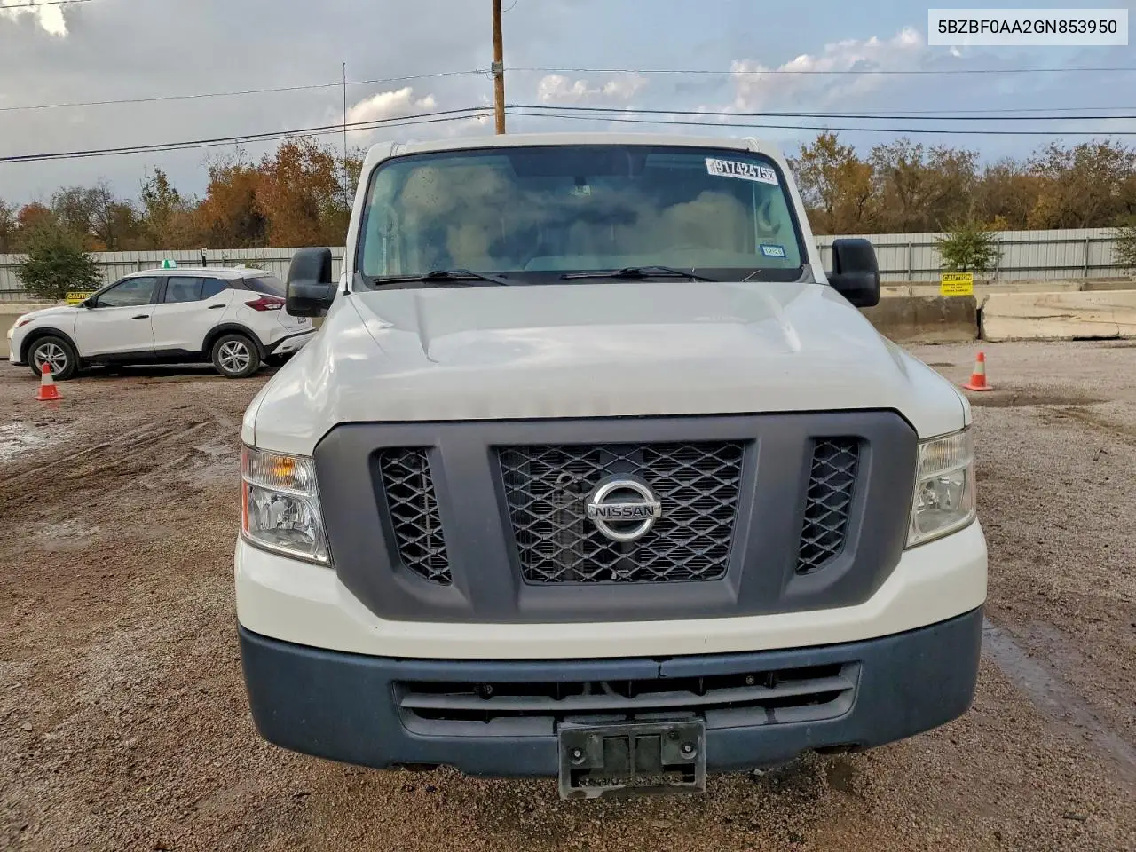 5BZBF0AA2GN853950 2016 Nissan Nv 3500 S