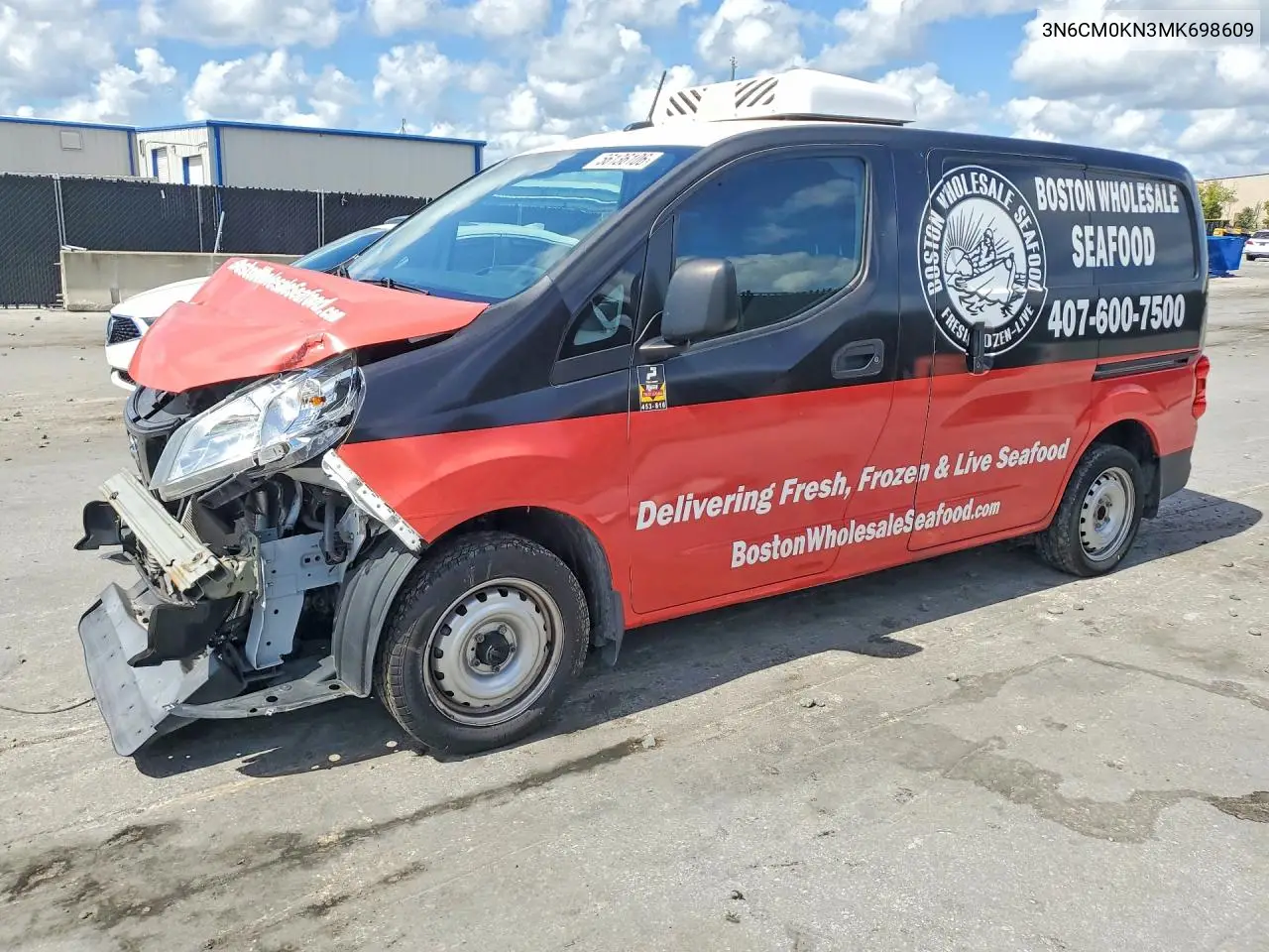 2021 Nissan Nv200 VIN: 3N6CM0KN3MK698609 Lot: 56136106