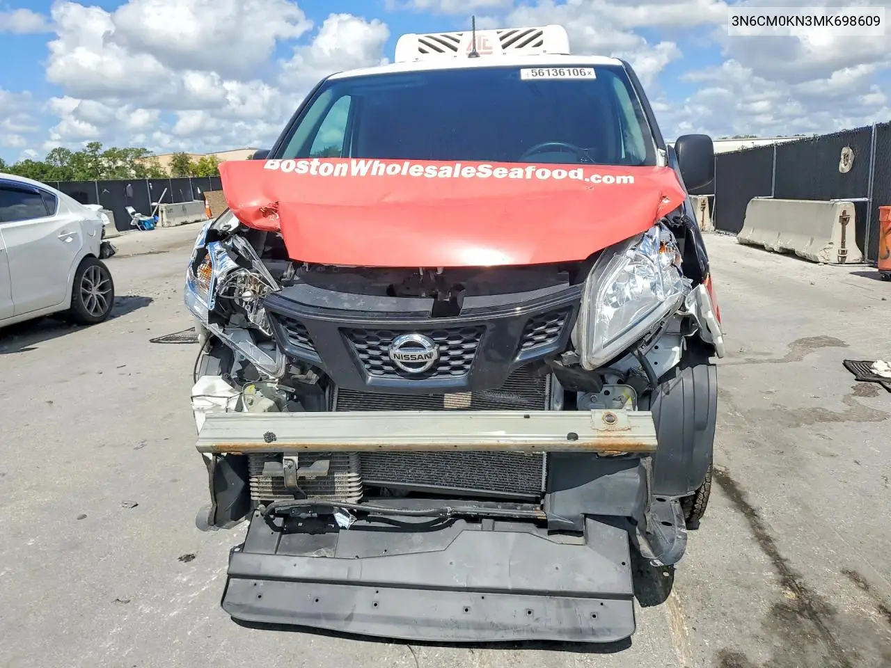 2021 Nissan Nv200 VIN: 3N6CM0KN3MK698609 Lot: 56136106