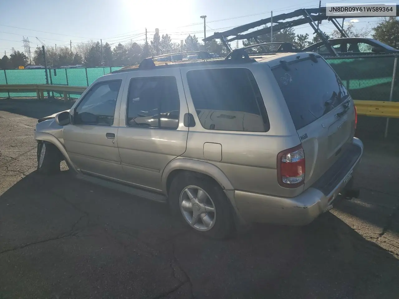 JN8DR09Y61W589364 2001 Nissan Pathfinder Le