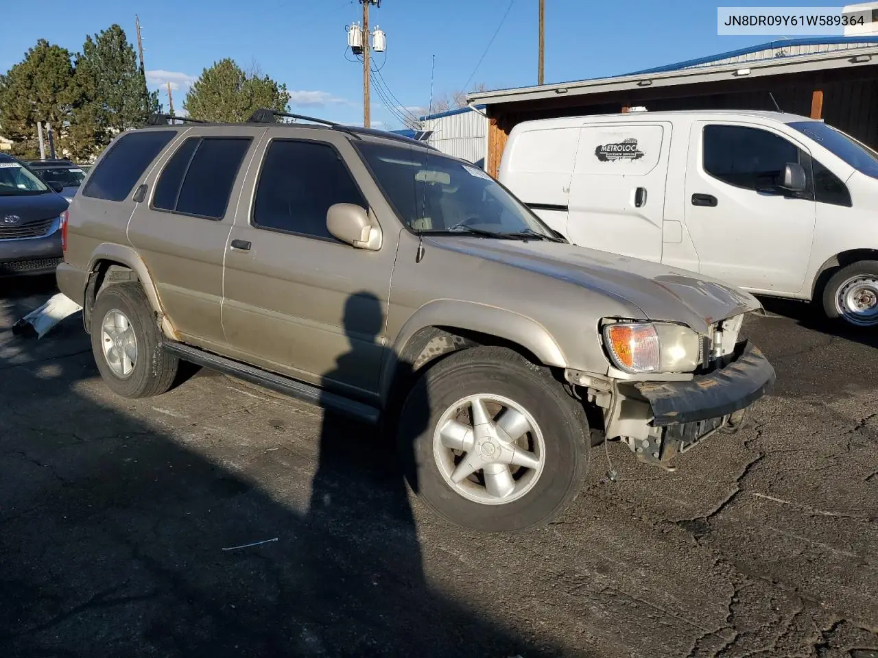 JN8DR09Y61W589364 2001 Nissan Pathfinder Le