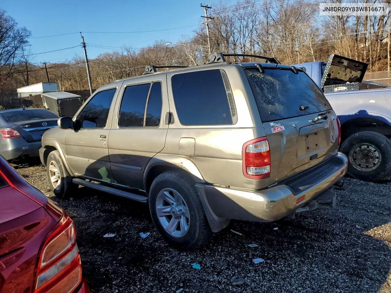 JN8DR09Y83W816671 2003 Nissan Pathfinder Le