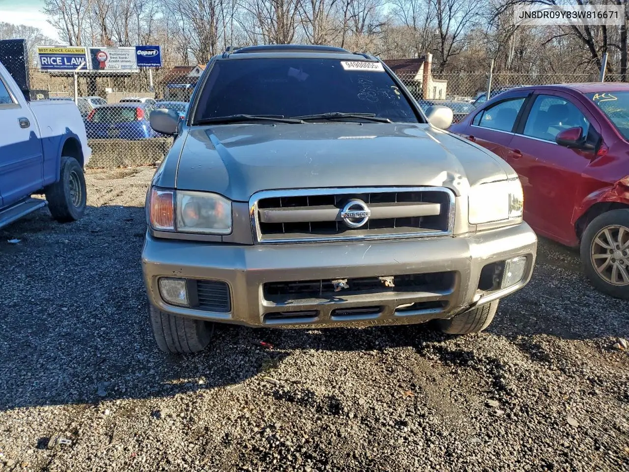 JN8DR09Y83W816671 2003 Nissan Pathfinder Le