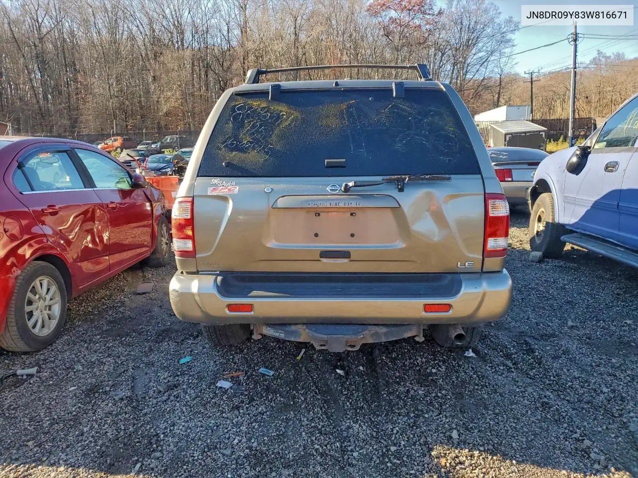 JN8DR09Y83W816671 2003 Nissan Pathfinder Le