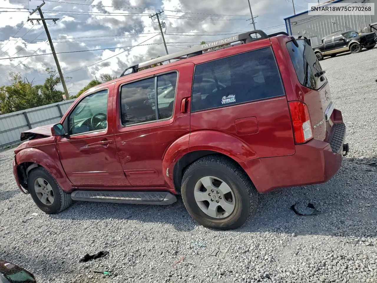 5N1AR18W75C770268 2005 Nissan Pathfinder Le
