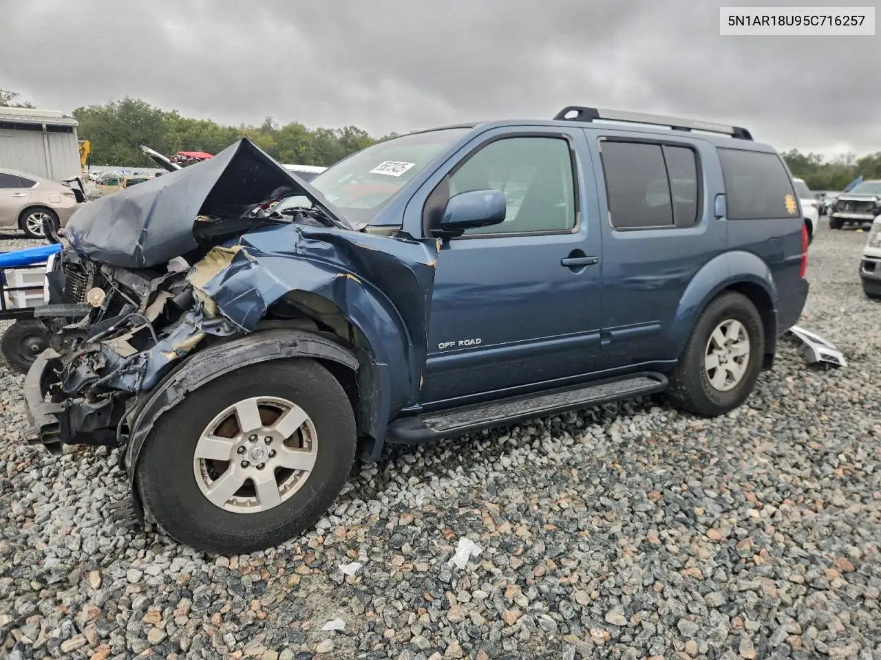 5N1AR18U95C716257 2005 Nissan Pathfinder Le