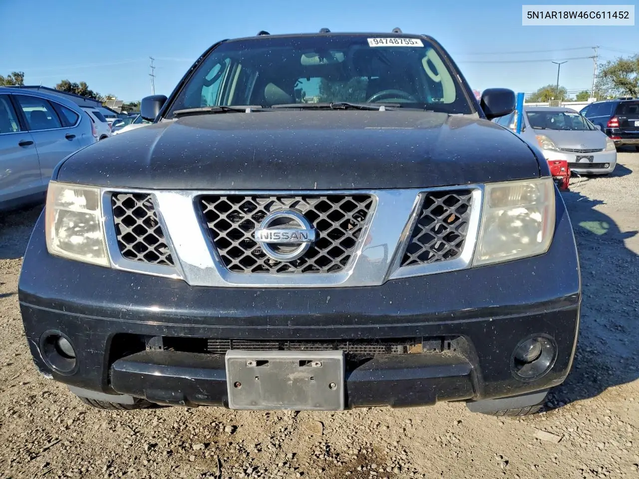 5N1AR18W46C611452 2006 Nissan Pathfinder Le