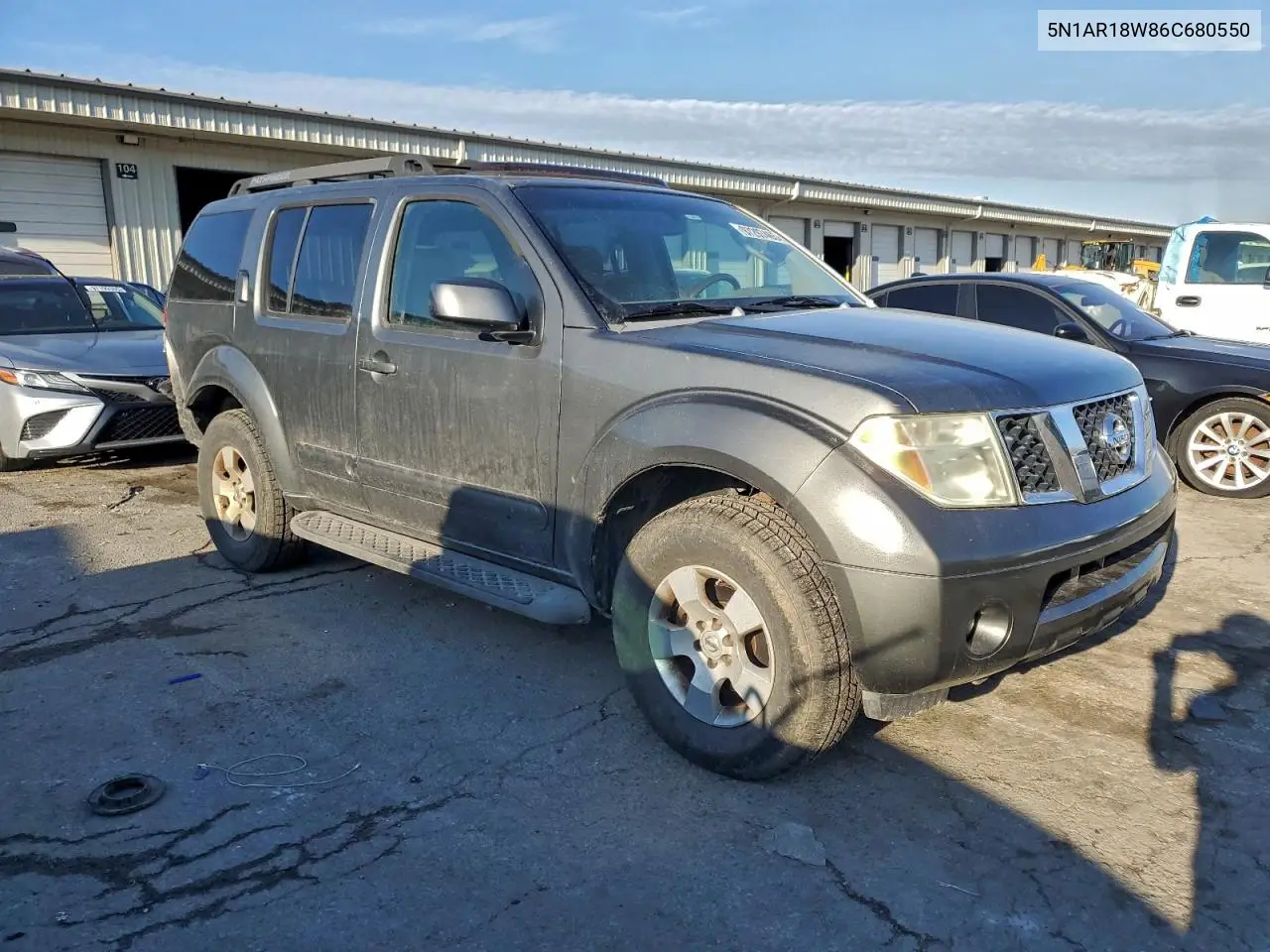 5N1AR18W86C680550 2006 Nissan Pathfinder Le