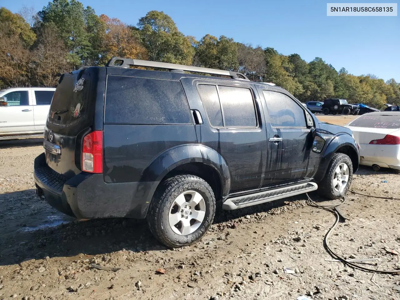 5N1AR18U58C658135 2008 Nissan Pathfinder S