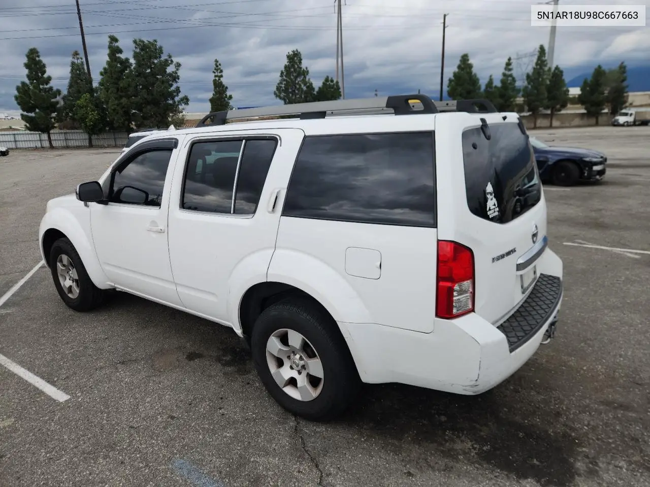 5N1AR18U98C667663 2008 Nissan Pathfinder S