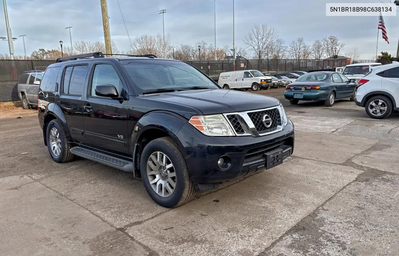 5N1BR18B98C638134 2008 Nissan Pathfinder Le