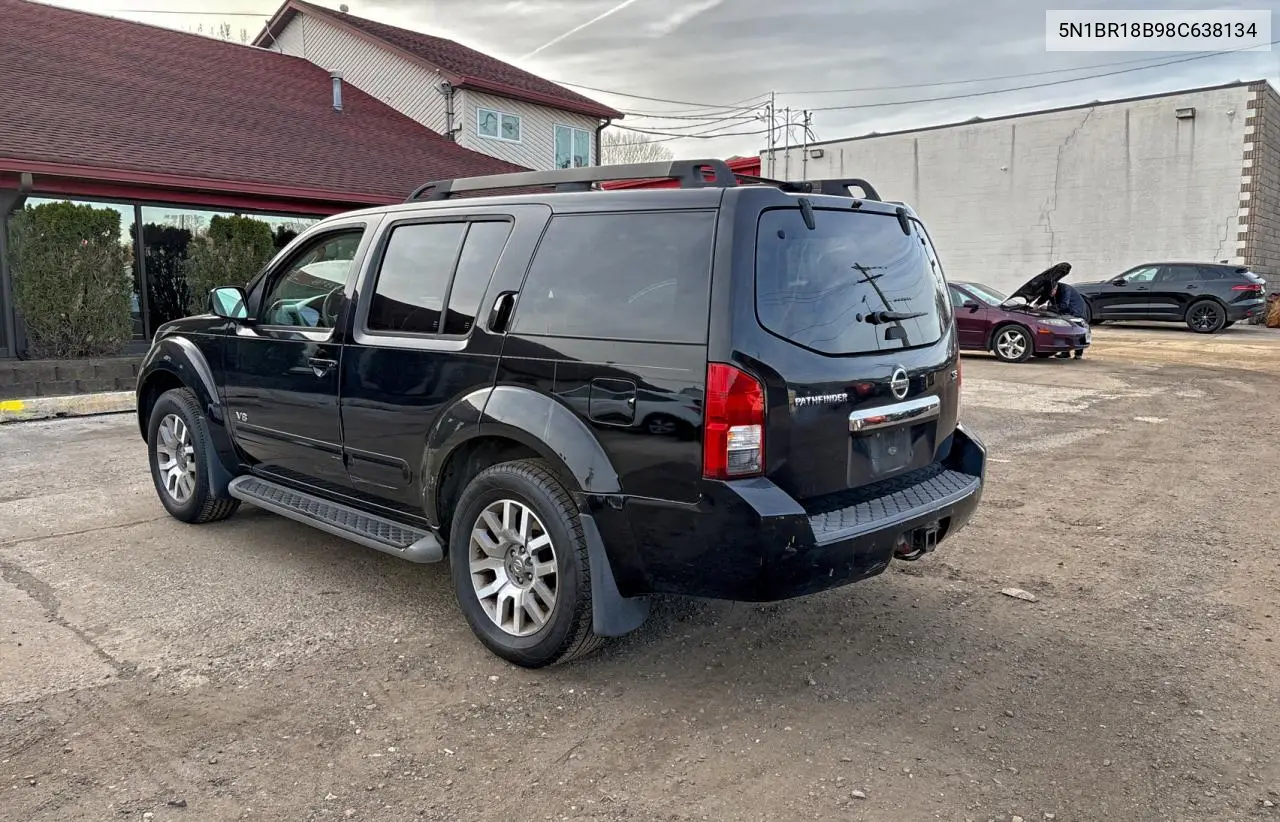 5N1BR18B98C638134 2008 Nissan Pathfinder Le
