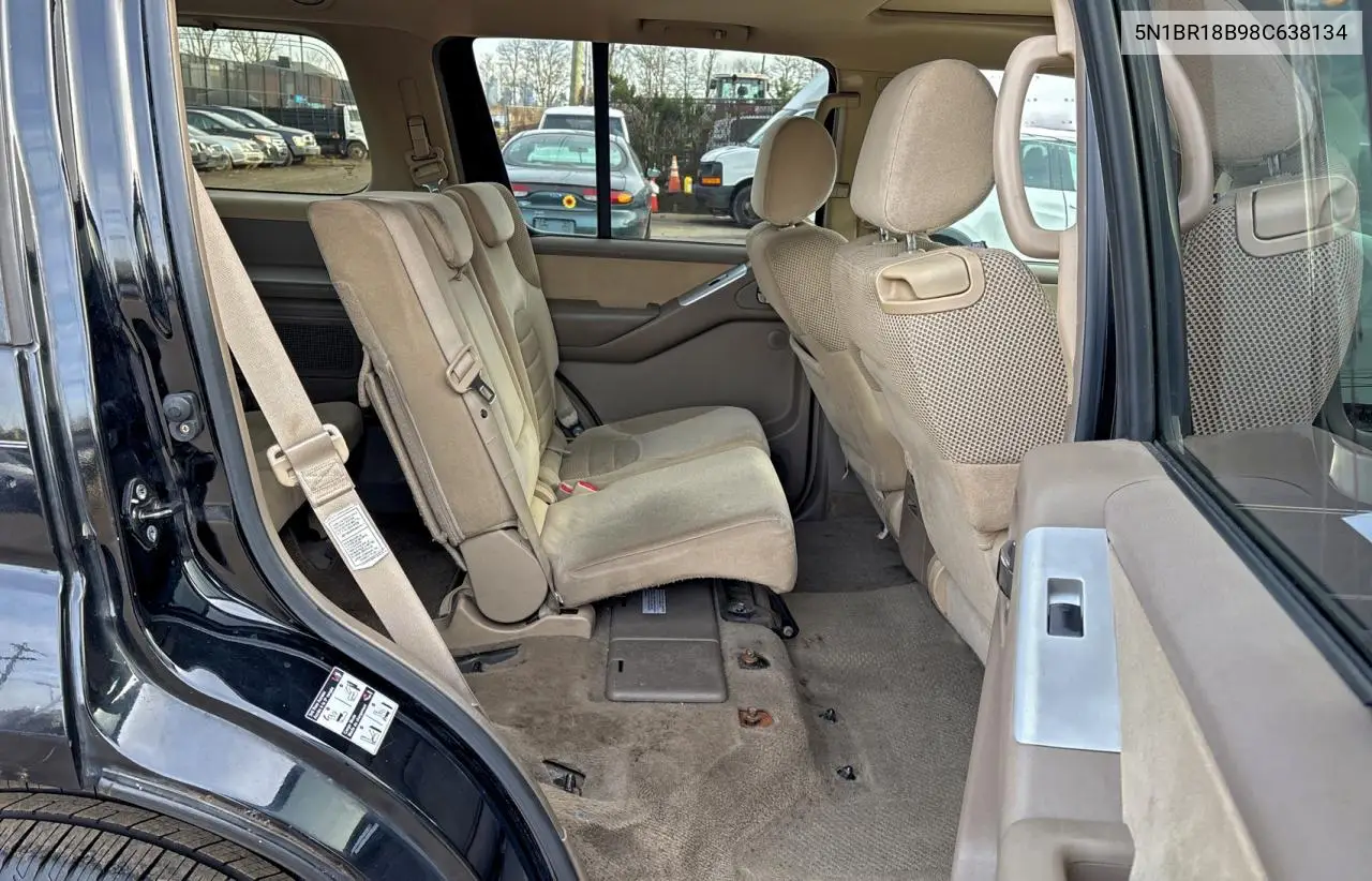 5N1BR18B98C638134 2008 Nissan Pathfinder Le