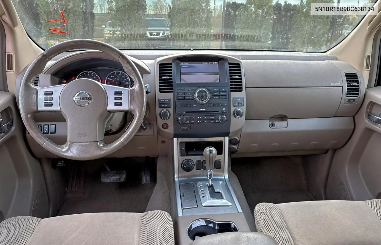 5N1BR18B98C638134 2008 Nissan Pathfinder Le
