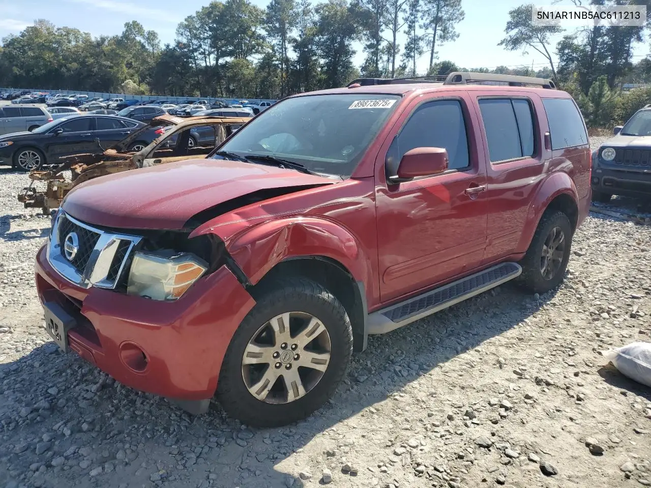 5N1AR1NB5AC611213 2010 Nissan Pathfinder S