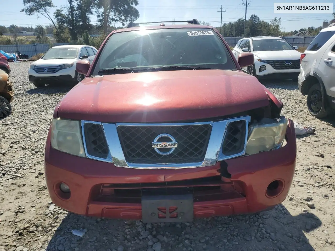 5N1AR1NB5AC611213 2010 Nissan Pathfinder S