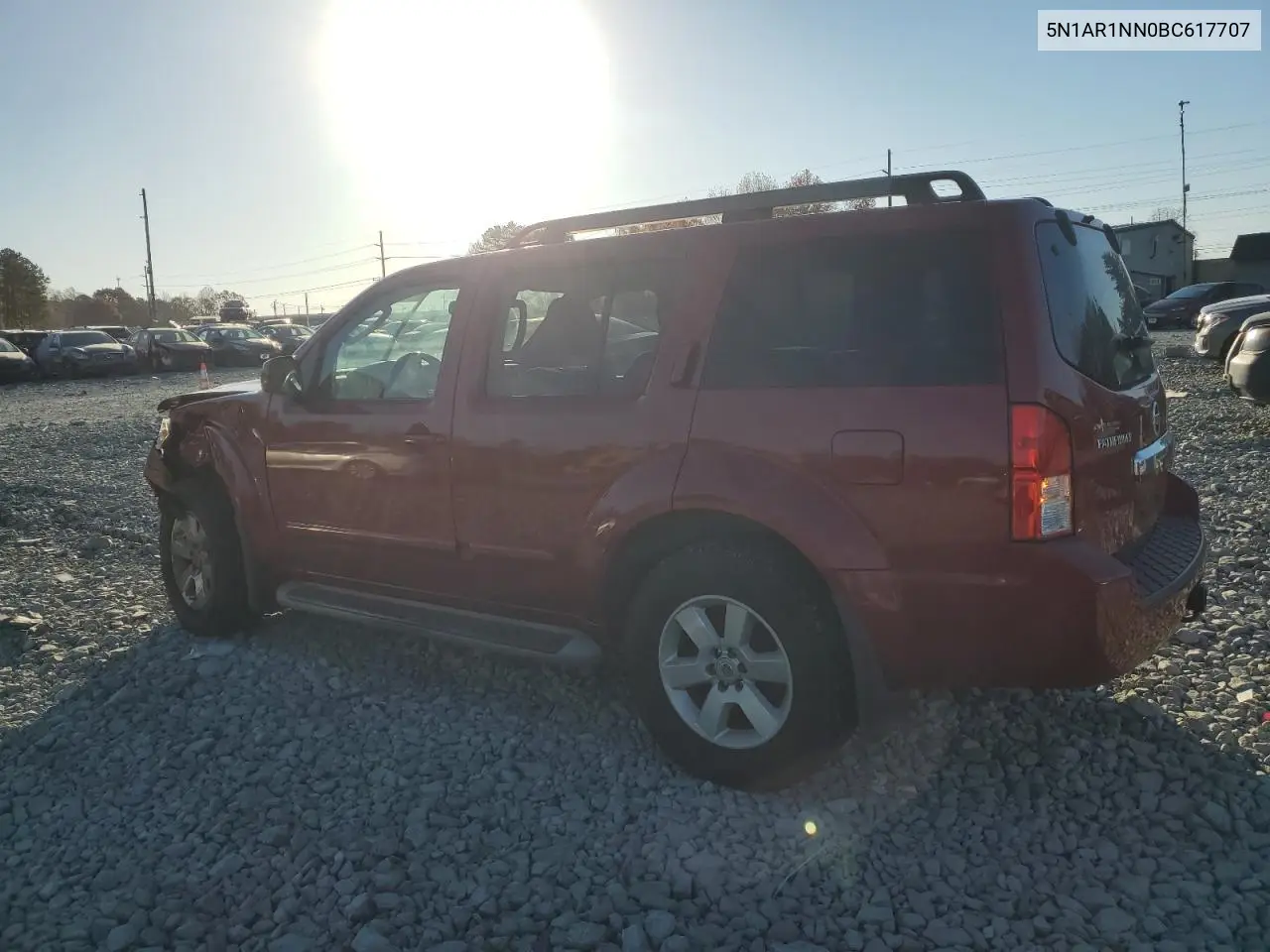 5N1AR1NN0BC617707 2011 Nissan Pathfinder S