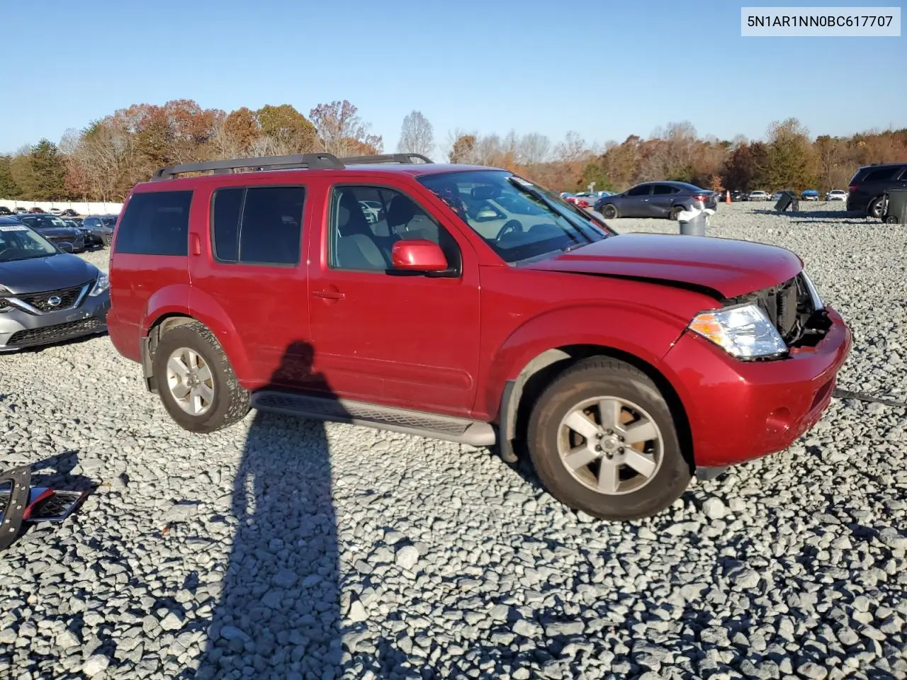 5N1AR1NN0BC617707 2011 Nissan Pathfinder S
