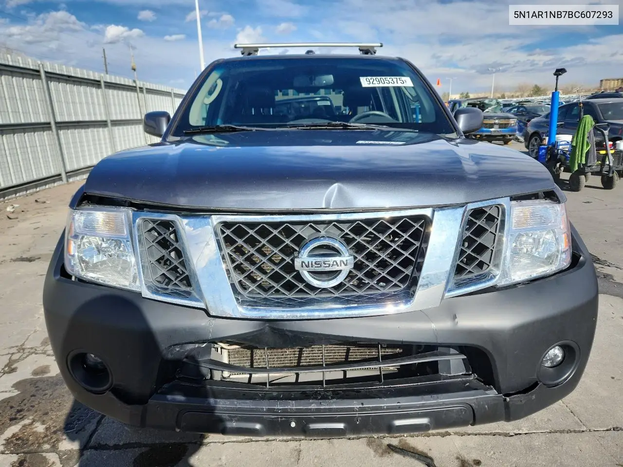 5N1AR1NB7BC607293 2011 Nissan Pathfinder S