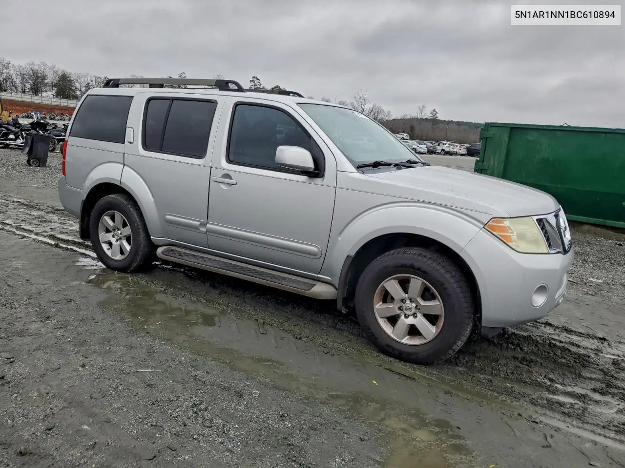 5N1AR1NN1BC610894 2011 Nissan Pathfinder S