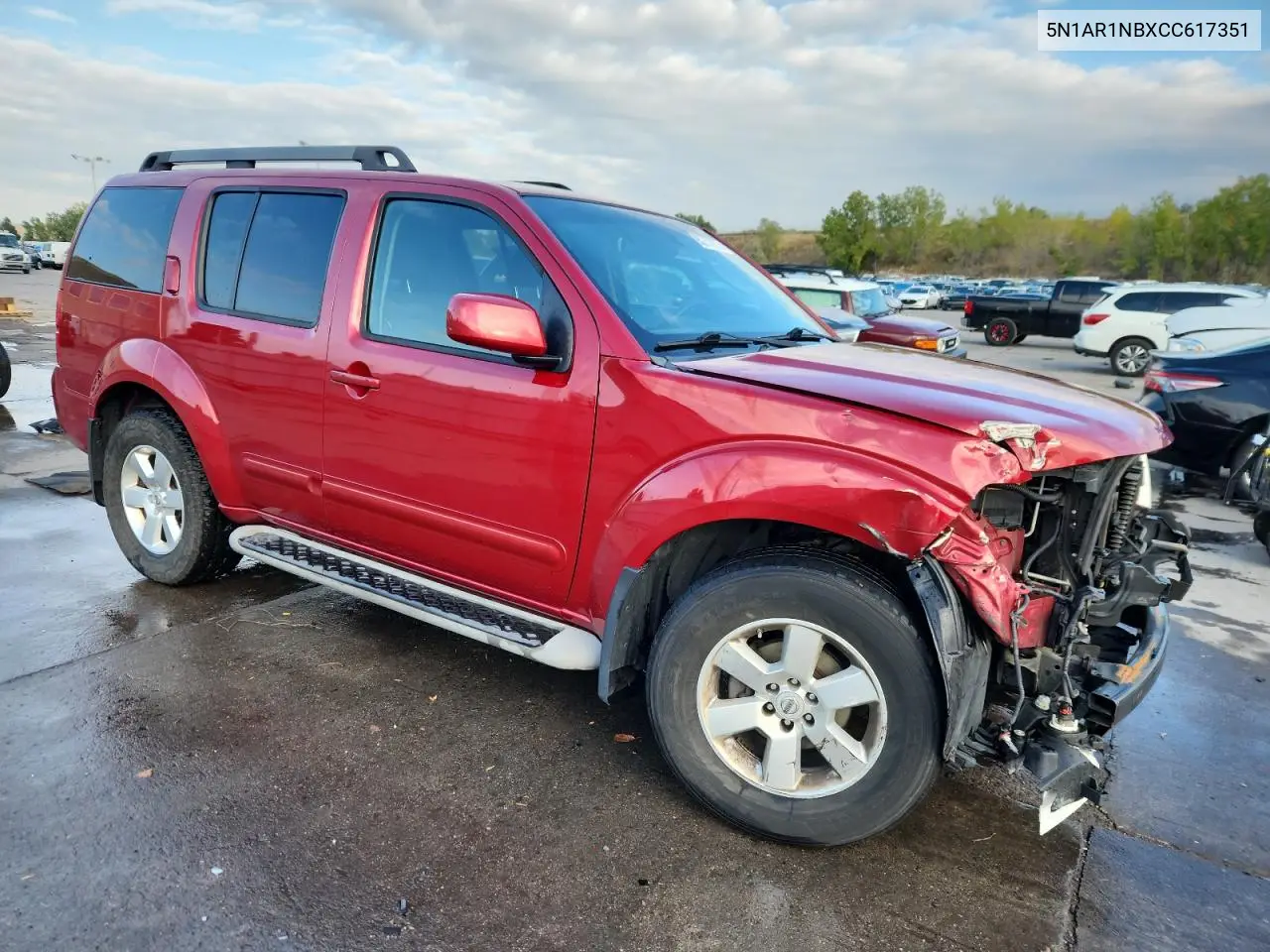 5N1AR1NBXCC617351 2012 Nissan Pathfinder S